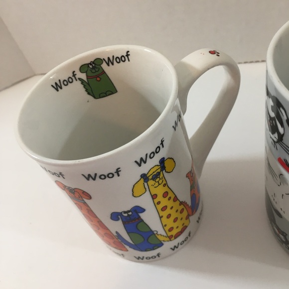 Set of dog and cat mugs - Picture 3 of 10
